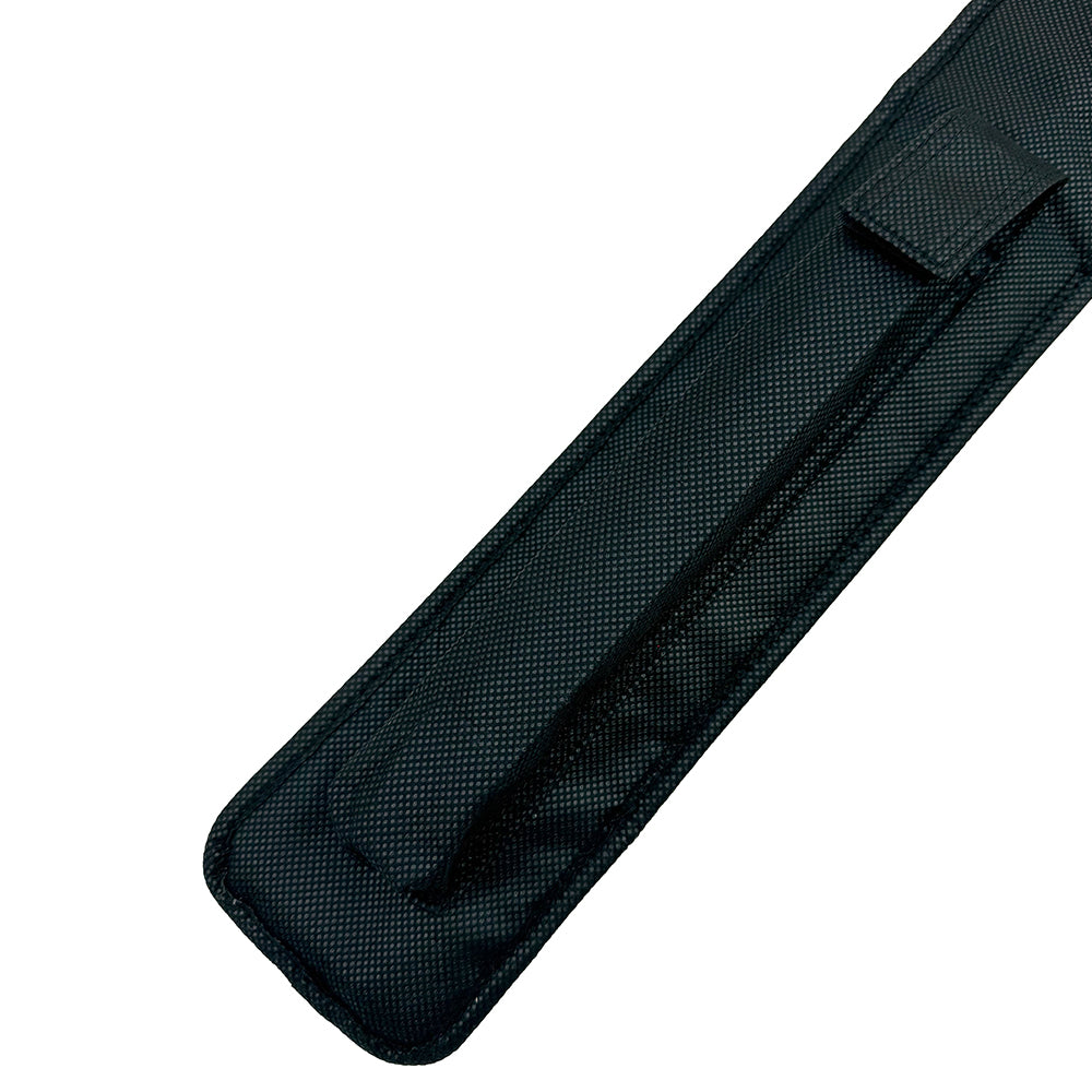 BCE Heritage Snooker/Pool Cue & Sleeve Set - 3/4 Cut - 3 Piece - 9.5mm Tip - 145cm - Black/Natural/Purple