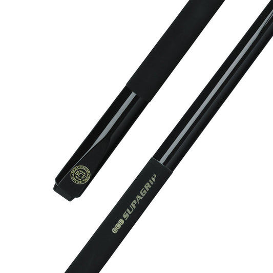BCE Black - Supagrip Snooker/Pool Cue - Simulated Graphite Shaft - Riley BCE
