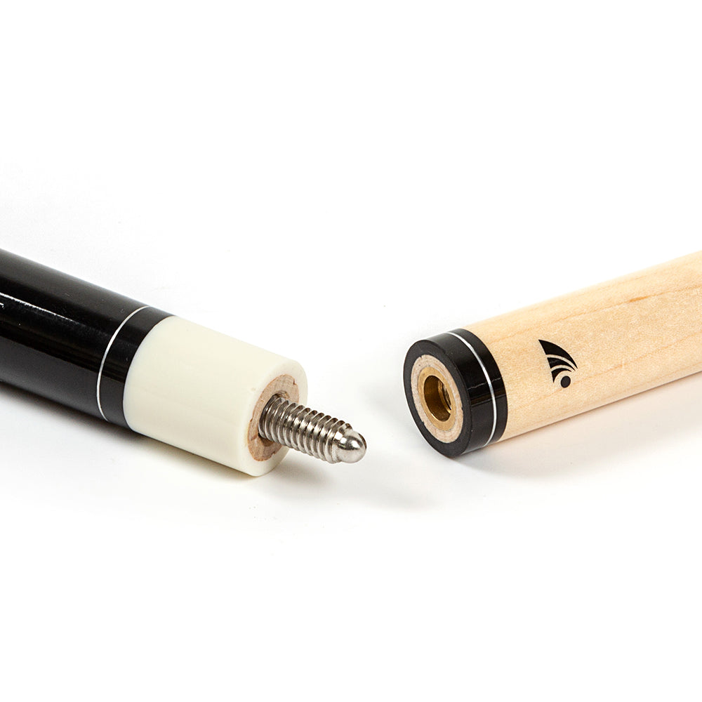 Riley American Pool Cue - Blue - 13mm Tip and Maple Grip Section - 147cm