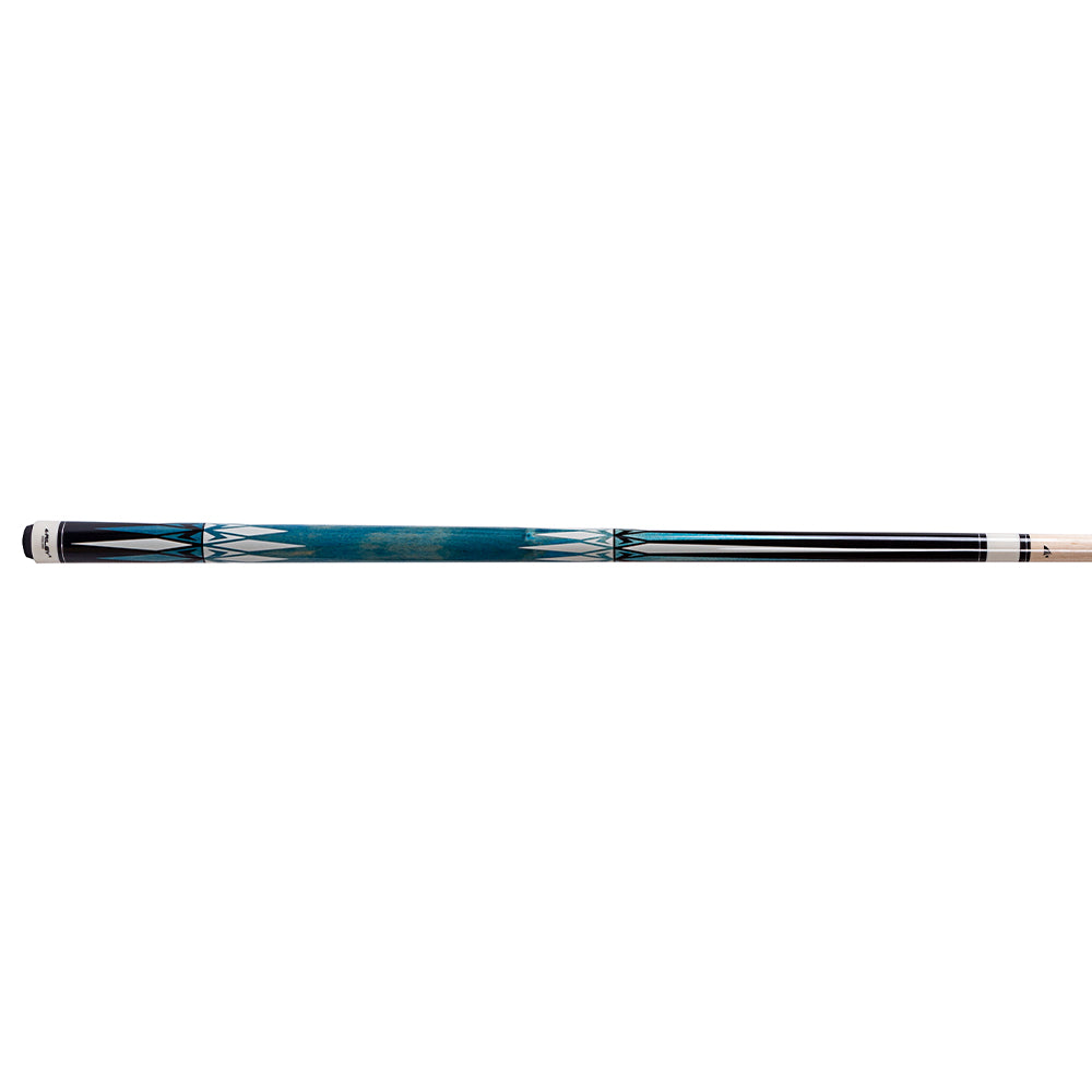Riley American Pool Cue - Blue - 13mm Tip and Maple Grip Section - 147cm