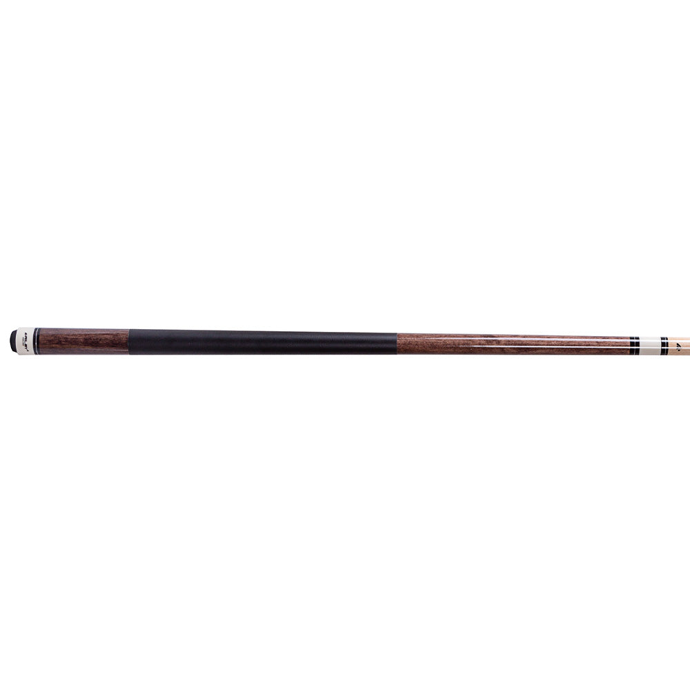 Riley American Pool Cue - Brown - 13mm Tip and Leatherette Grip Section - 147cm