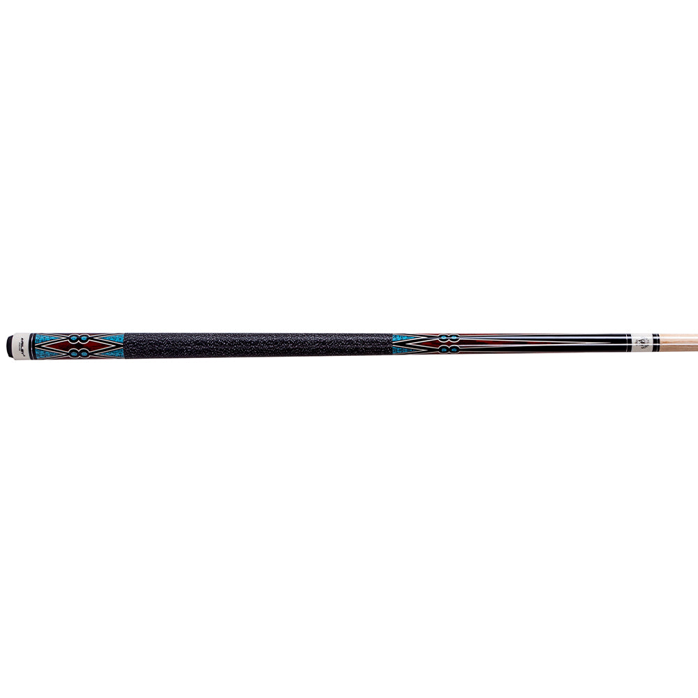 Riley Centurion American Pool Cue - Black - 13mm Tip and Linen Grip Section - 147cm