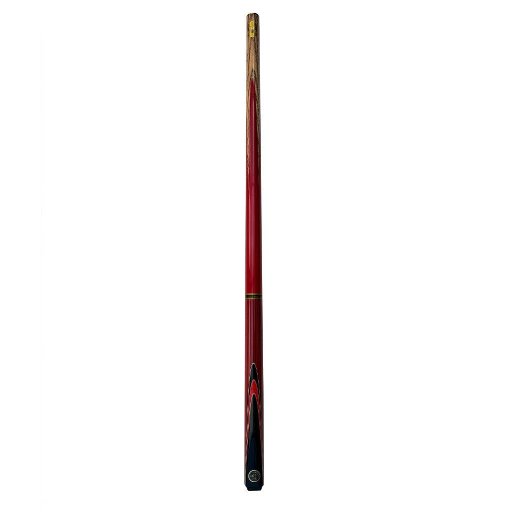 BCE Keyline Series 2 Piece Snooker/Pool Cue and Case Set - Red - Riley BCE