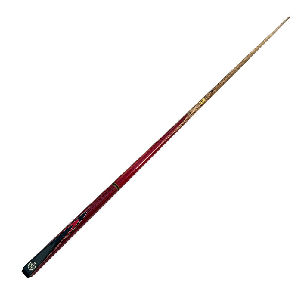 BCE Keyline Series 2 Piece Snooker/Pool Cue and Case Set - Red - Riley BCE