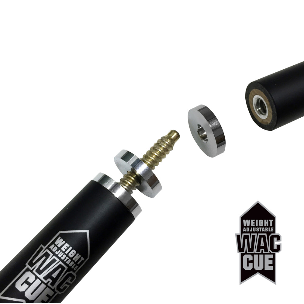 BCE Sports WAC 2 Piece Snooker/Pool Cue - 1/2 Cut - 9.5mm Tip