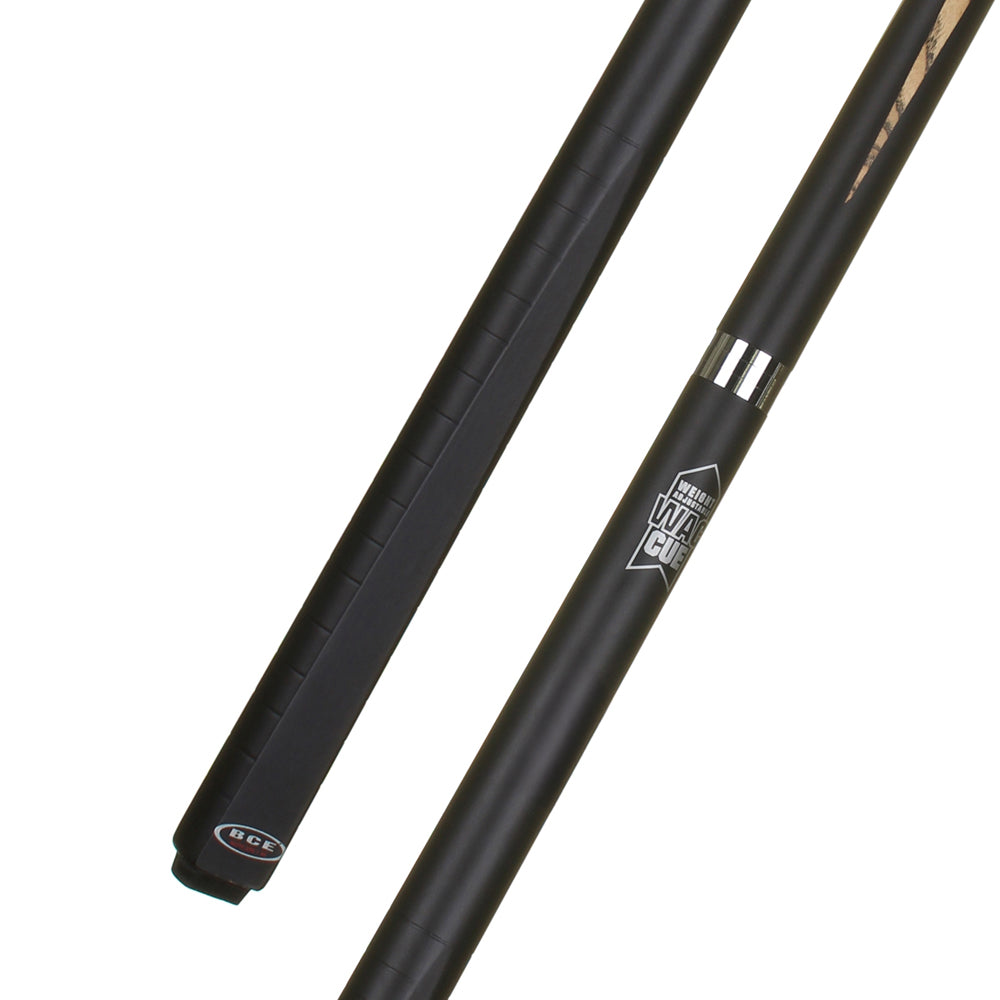 BCE Sports WAC 2 Piece Snooker/Pool Cue - 1/2 Cut - 9.5mm Tip