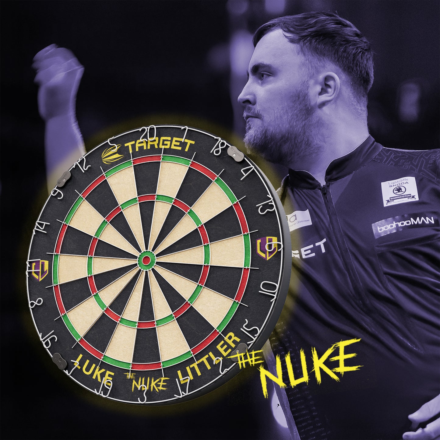 Luke 'The Nuke' Littler Dart Board Set
