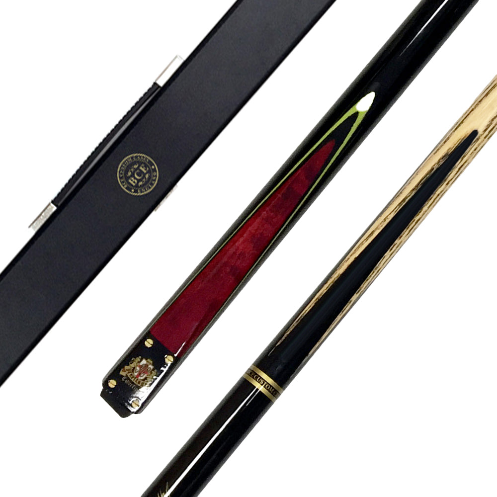 BCE Heritage Mark Selby 2 Piece Ash Snooker/Pool Cue - 1/2 Cut - 9.5mm Tip