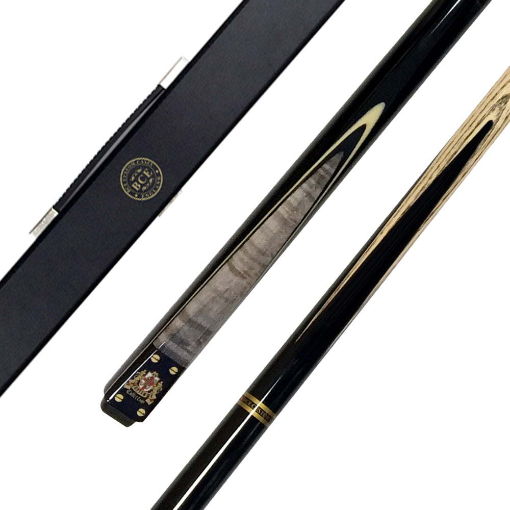 BCE Heritage Mark Selby 2 Piece Ash Snooker/Pool Cue - 1/2 Cut - 9.5mm Tip - Grey