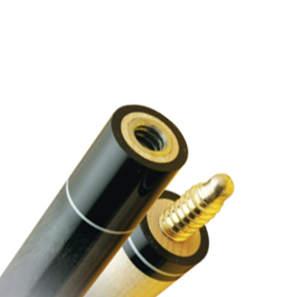 BCE Black - Supagrip Snooker/Pool Cue - Simulated Graphite Shaft - Riley BCE