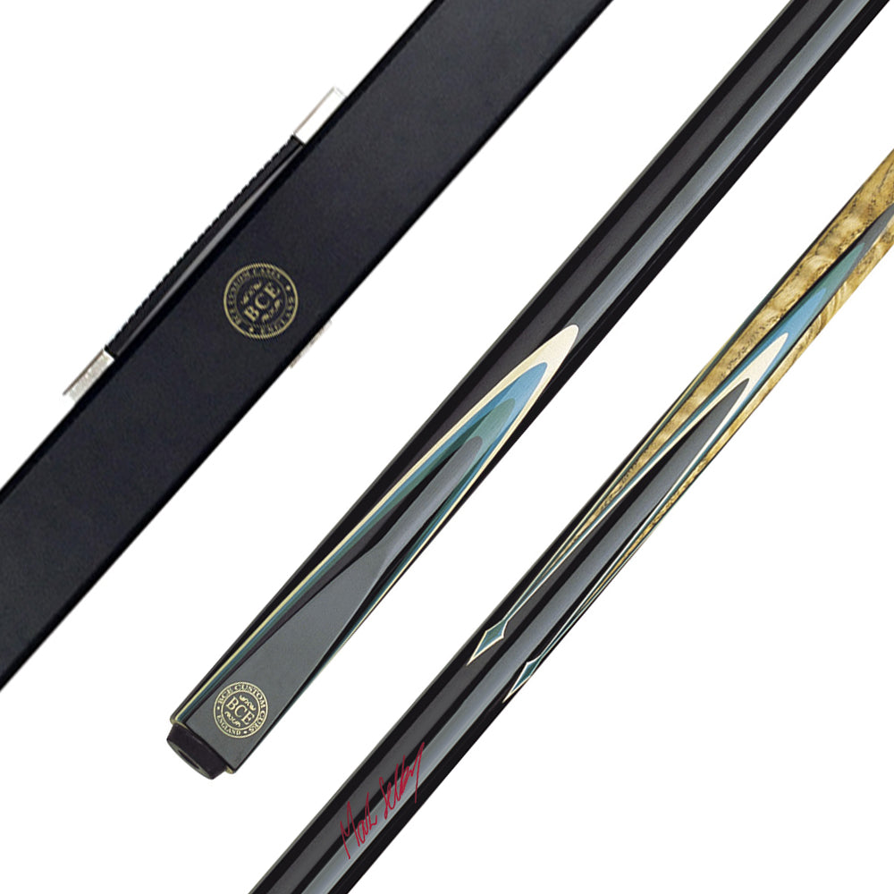 BCE Mark Selby 2 Piece Snooker/Pool Cue - 1/2 Cut - 9.5mm Tip