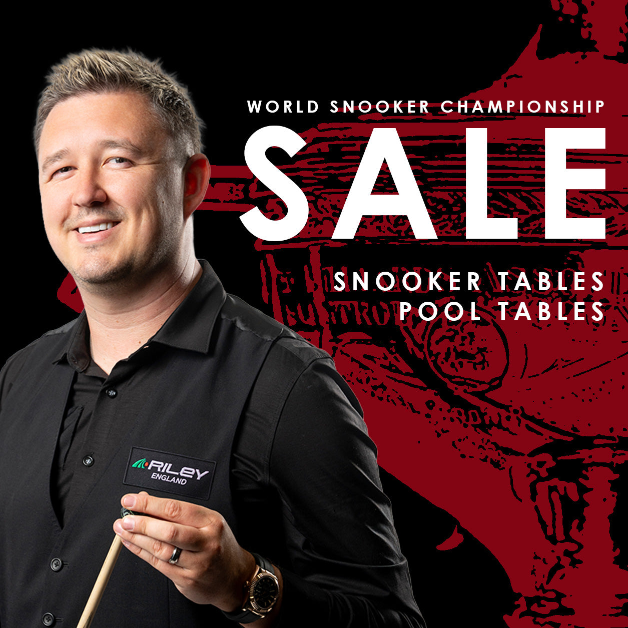 BCE 7ft Black Cat American Pool Table - Black/Wood Effect with Blue Cloth - Fixed Leg - Ball Return System