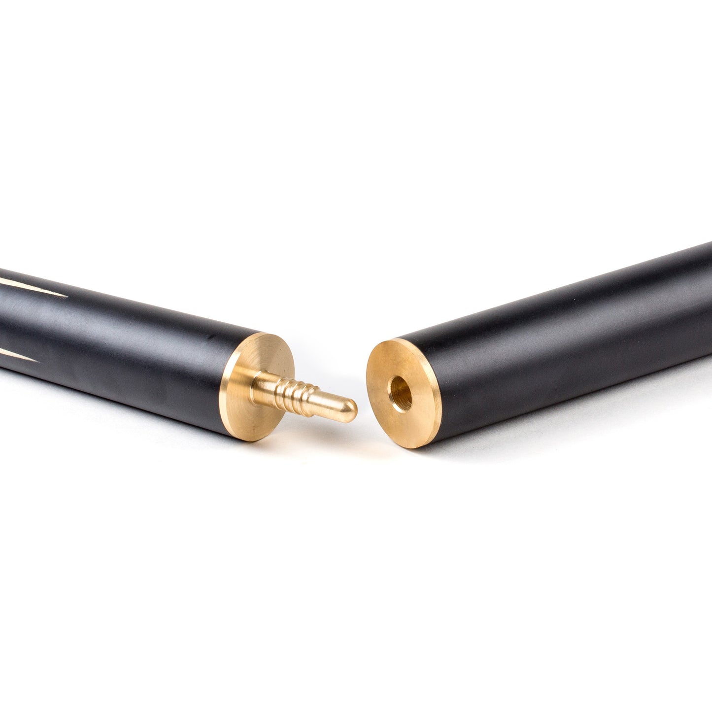 Riley England - Kyren Wilson - 3 Piece Snooker / Pool Cue & Case Set - Layered Ebonised Black Wood Butt  - 9.5mm Tip - 145cm - Black/Natural/ Blue