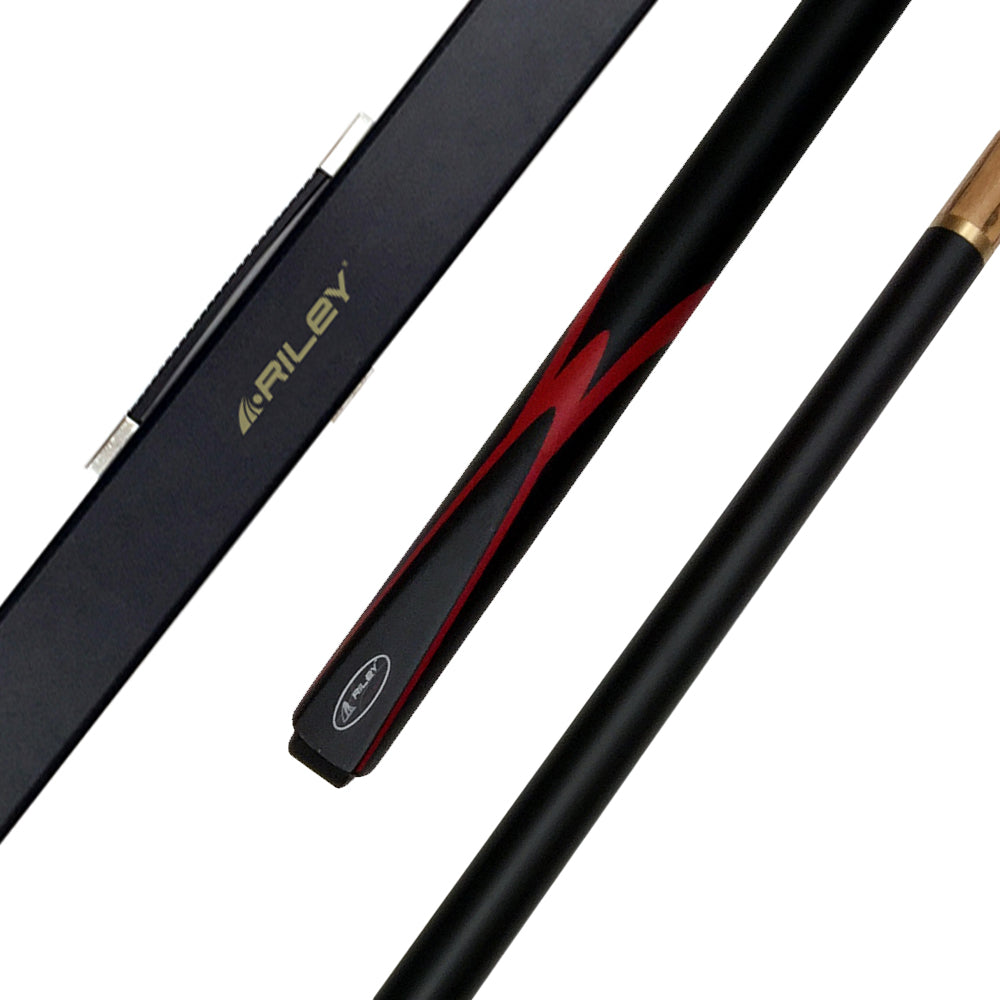 Riley Moderno 2 Piece Snooker/Pool Cue - 1 - 1/2 Cut - 9.5mm Tip