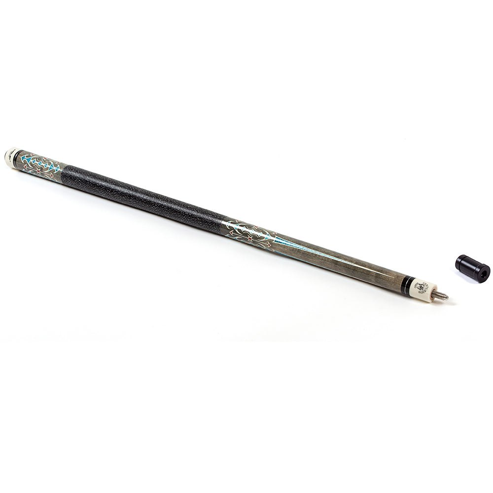 Riley Centurion American Pool Cue - Grey - 13mm Tip and Linen Grip Section - 147cm