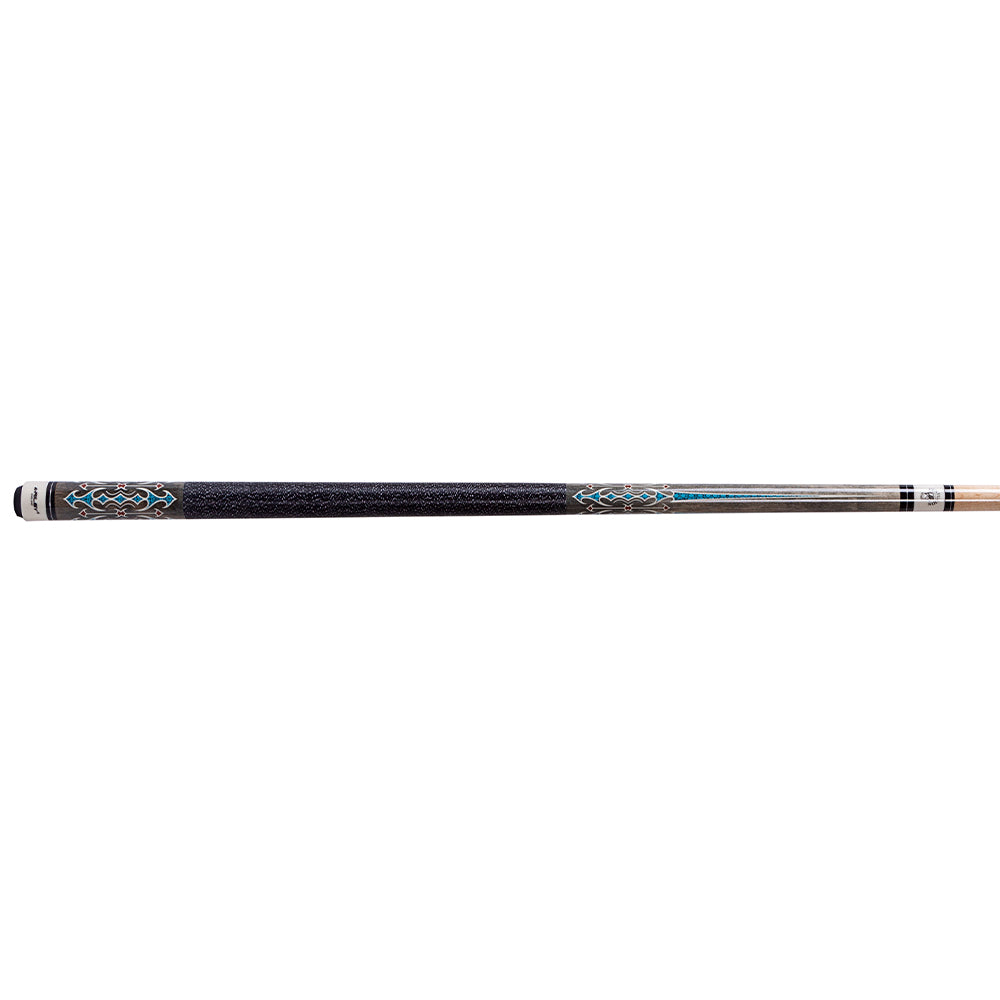 Riley Centurion American Pool Cue - Grey - 13mm Tip and Linen Grip Section - 147cm
