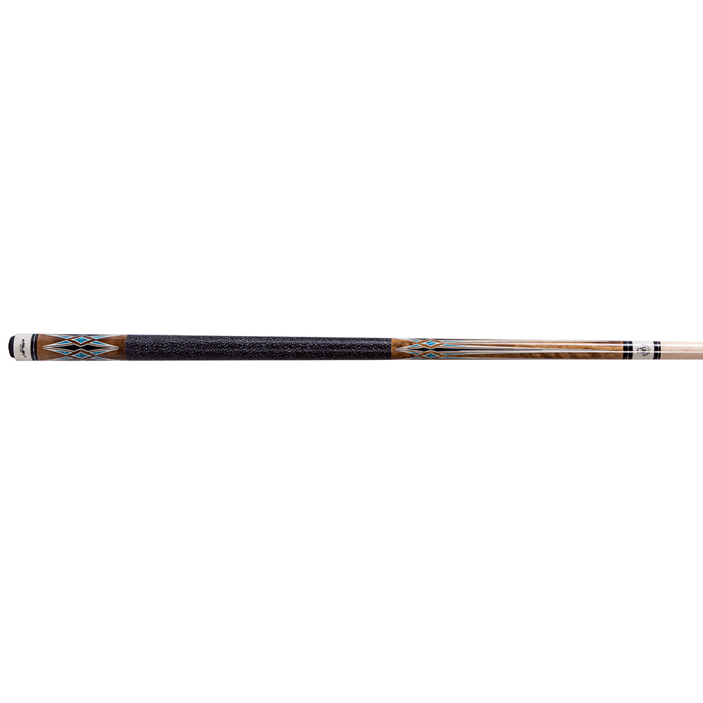 Riley Centurion American Pool Cue - Brown - 13mm Tip and Linen Grip Section - 147cm