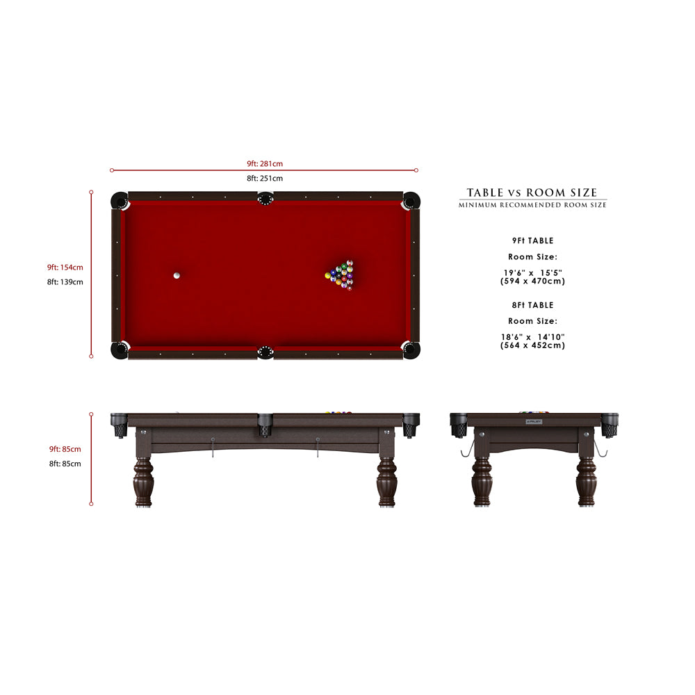 Riley Aristocrat American Pool Table