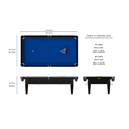 Riley Grand American Pool Table